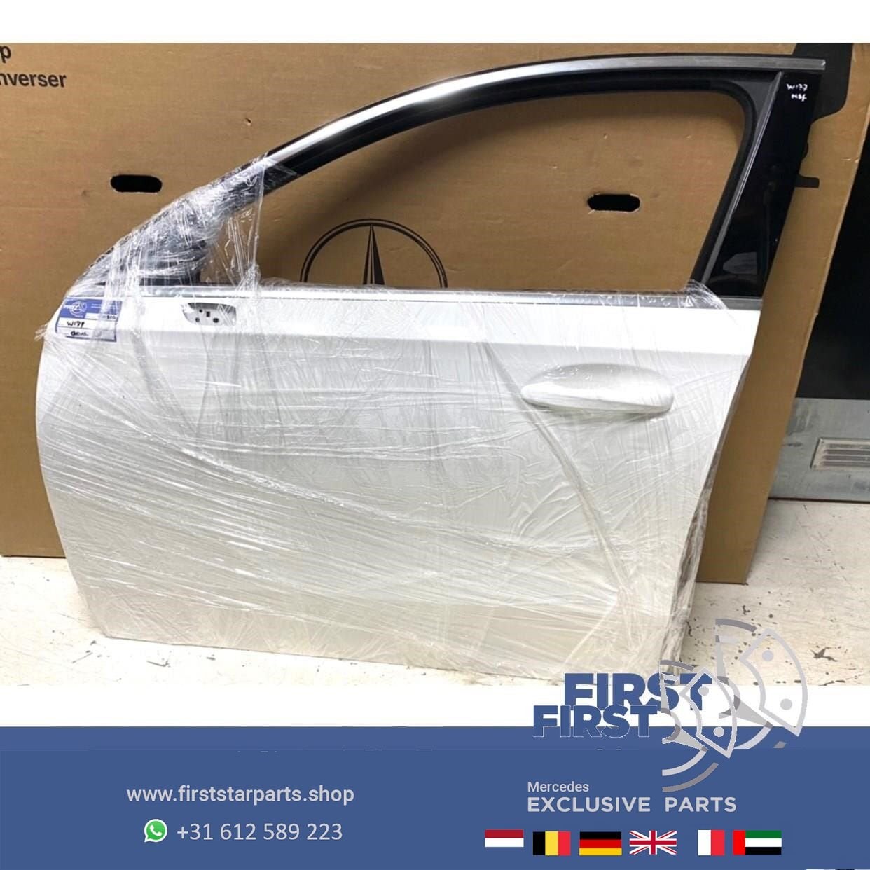 W177 DEUR COMPLEET PORTIER WIT LINKS VOOR Mercedes A Klasse, Gebruikt, -, Deur, Voor