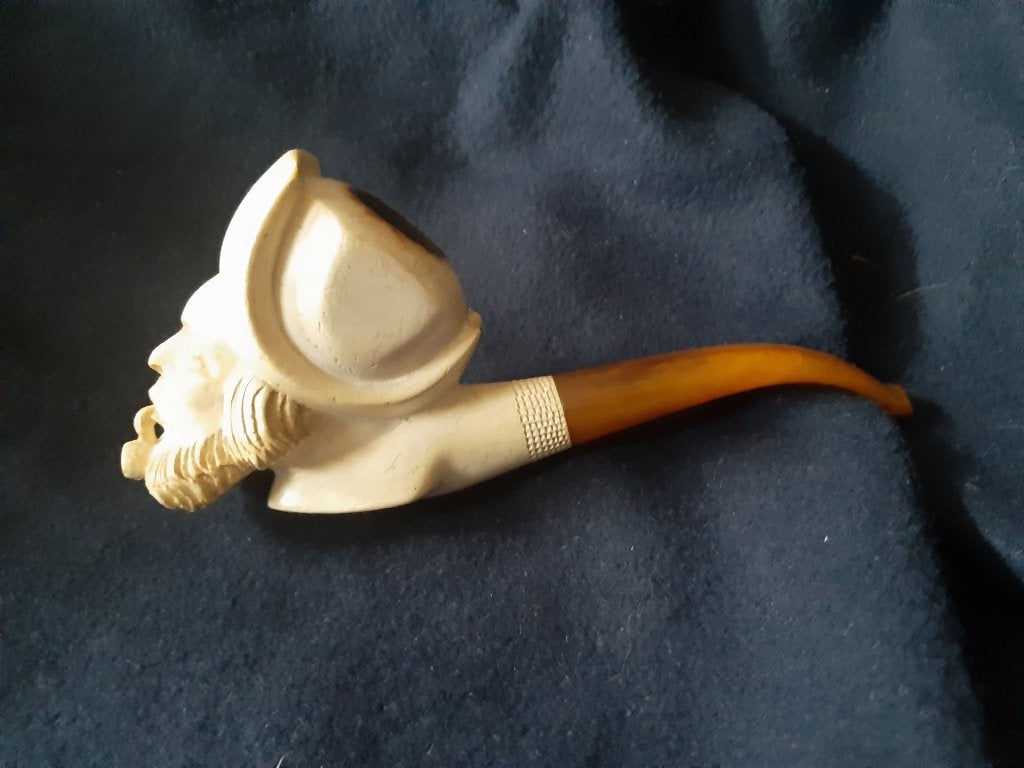 Pipe Ancienne en écume, Collections, Enlèvement ou Envoi, Utilisé, Autres types