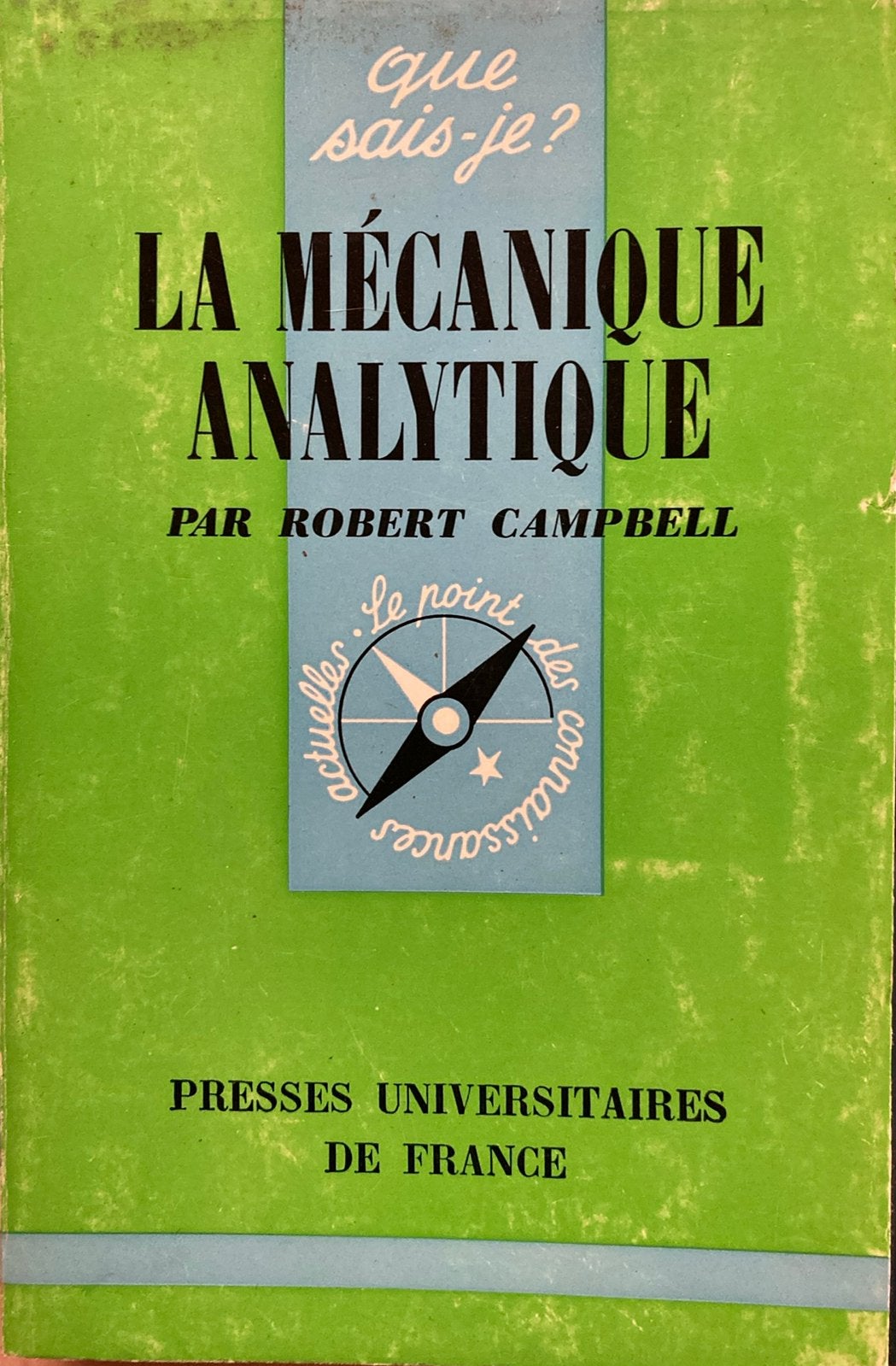 Robert campbell la mécanique analytique, Livres, Livres d'étude & Cours, Enlèvement ou Envoi, Comme neuf