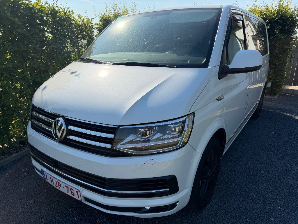 Caravelle 2.0 TDi SCR 4Motion BMT Highline DSG, Autos, Volkswagen, Cuir, Euro 6, Entretenue par le concessionnaire, Noir