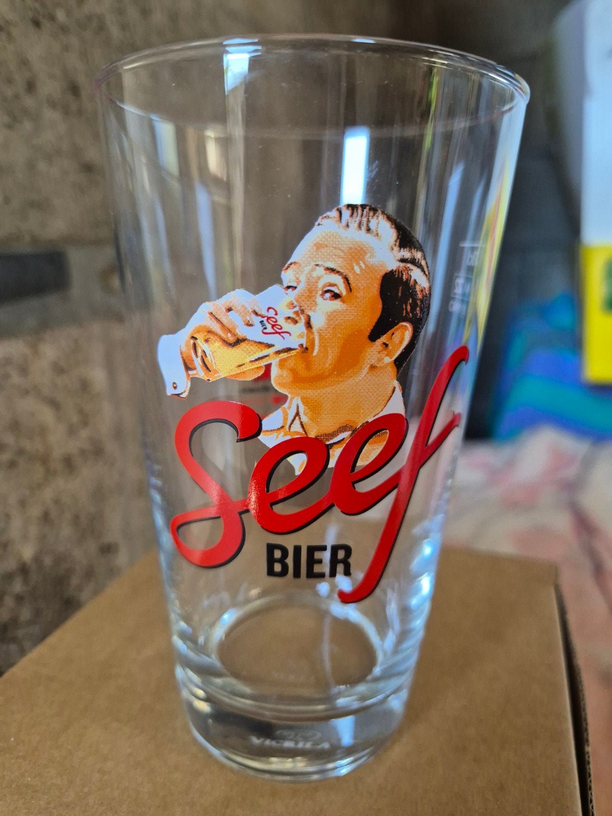 Seefbier glazen - nieuw, Verzamelen, Ophalen of Verzenden