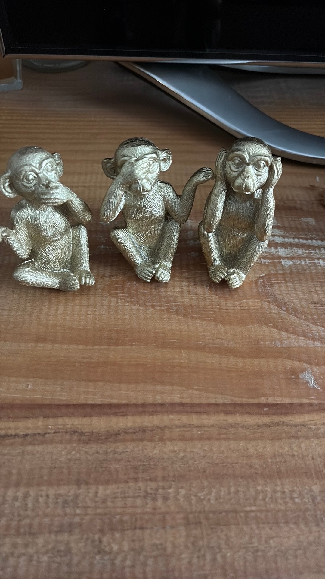 Aapjes horen zien en zwijgen, Ophalen, Zo goed als nieuw