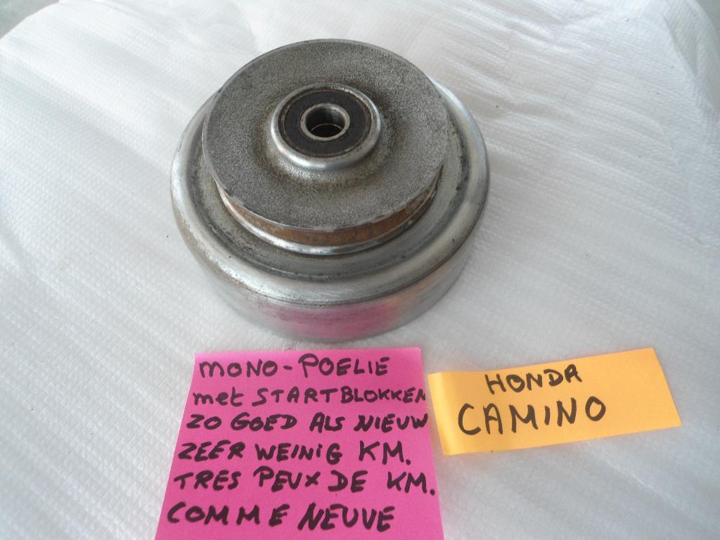 Honda Camino : poulie mono avec blocs démarrage presq neuve, Enlèvement, Comme neuf, Bloc, Honda Camino