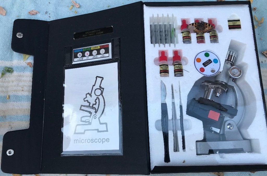 Microscoop Microskoop, Hobby en Vrije tijd, Vergrootglazen, Loepen en Loeplampen, Ophalen of Verzenden, Zo goed als nieuw, Overige typen