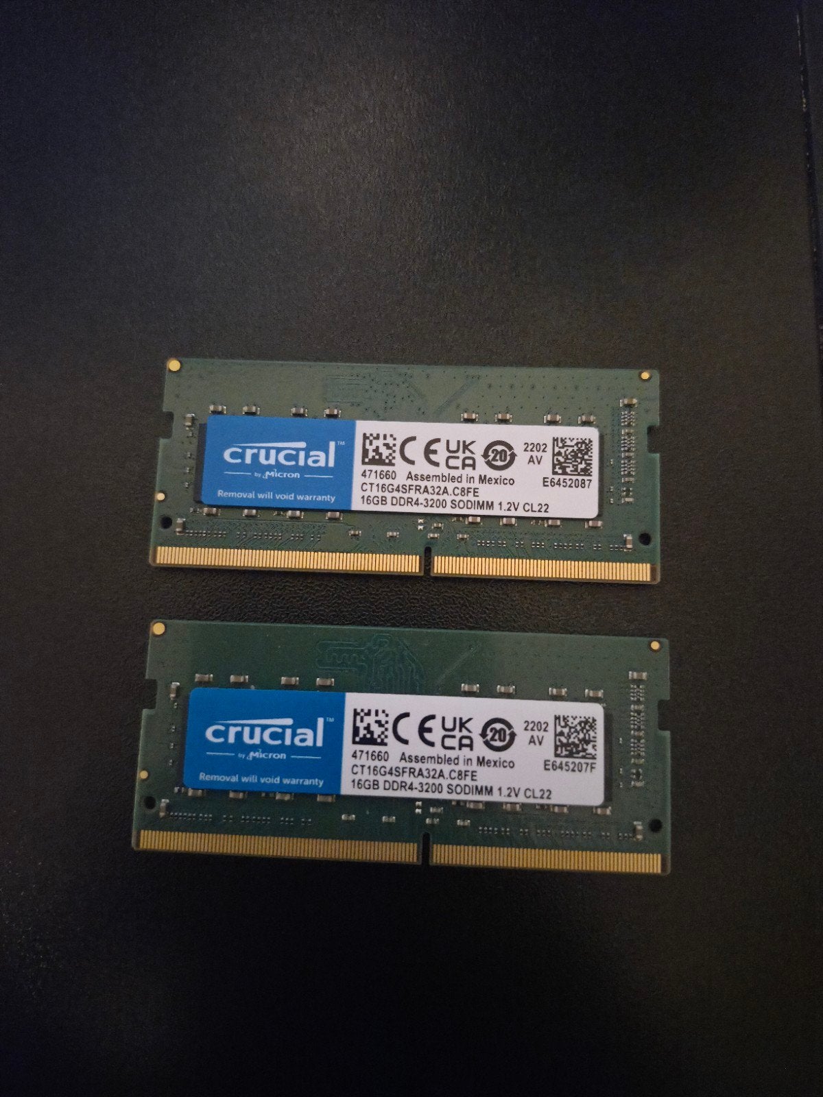 Crucial 2X16 GB 3200 MHz DDR4 RAM, Ophalen, DDR4