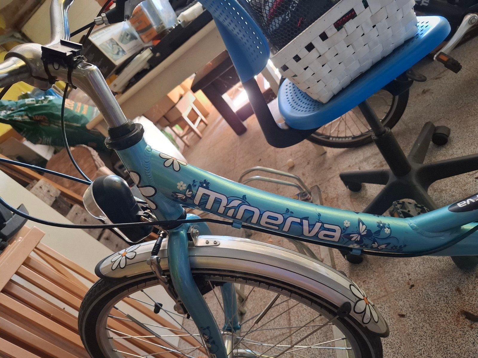 minerva fiets, Ophalen