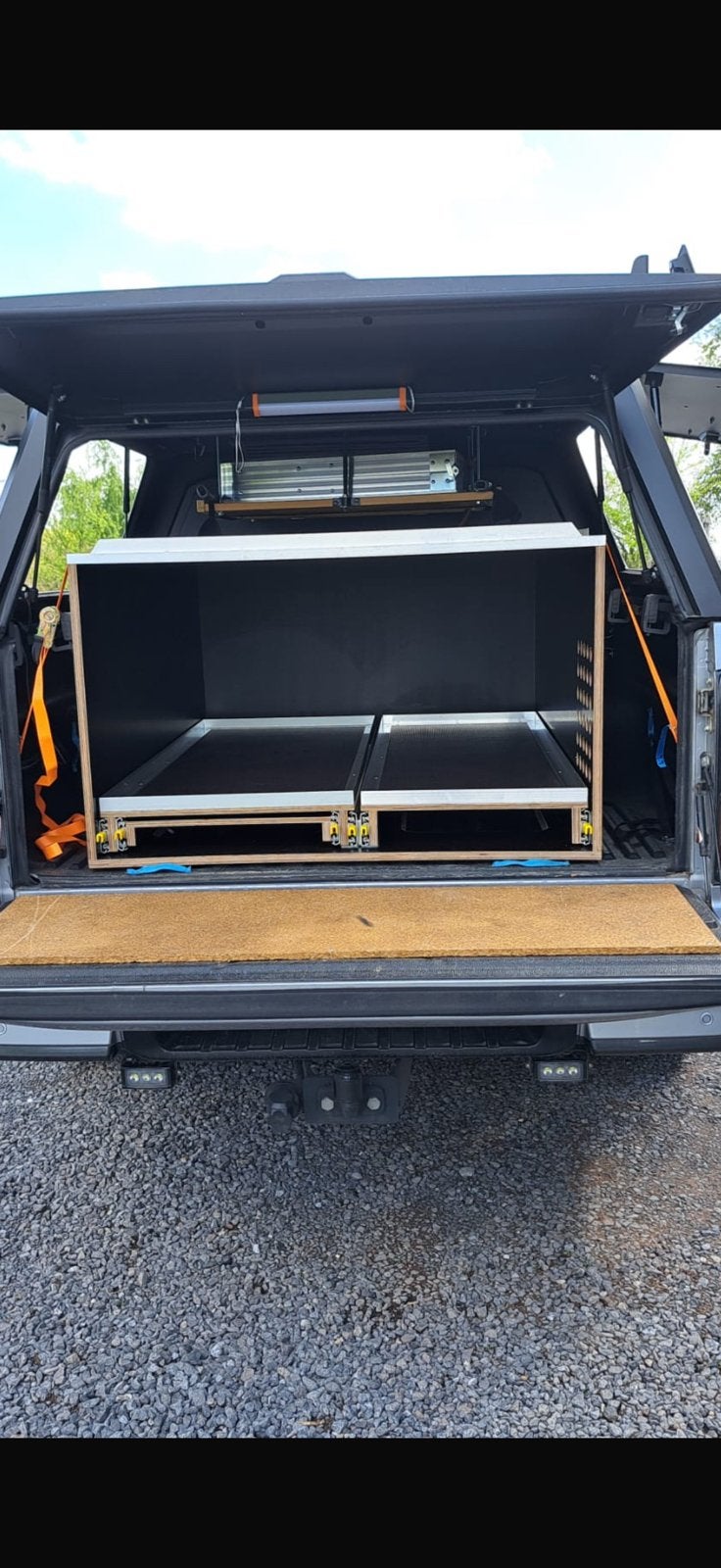 Coffre coulissant 4x4, Enlèvement