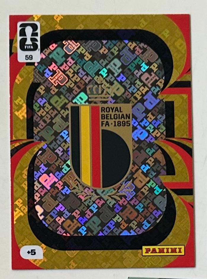 Panini Wk 2026 Fifa Adrenalyn Logo Belgie Rode Duivels, Ophalen of Verzenden, Nieuw, Plaatje