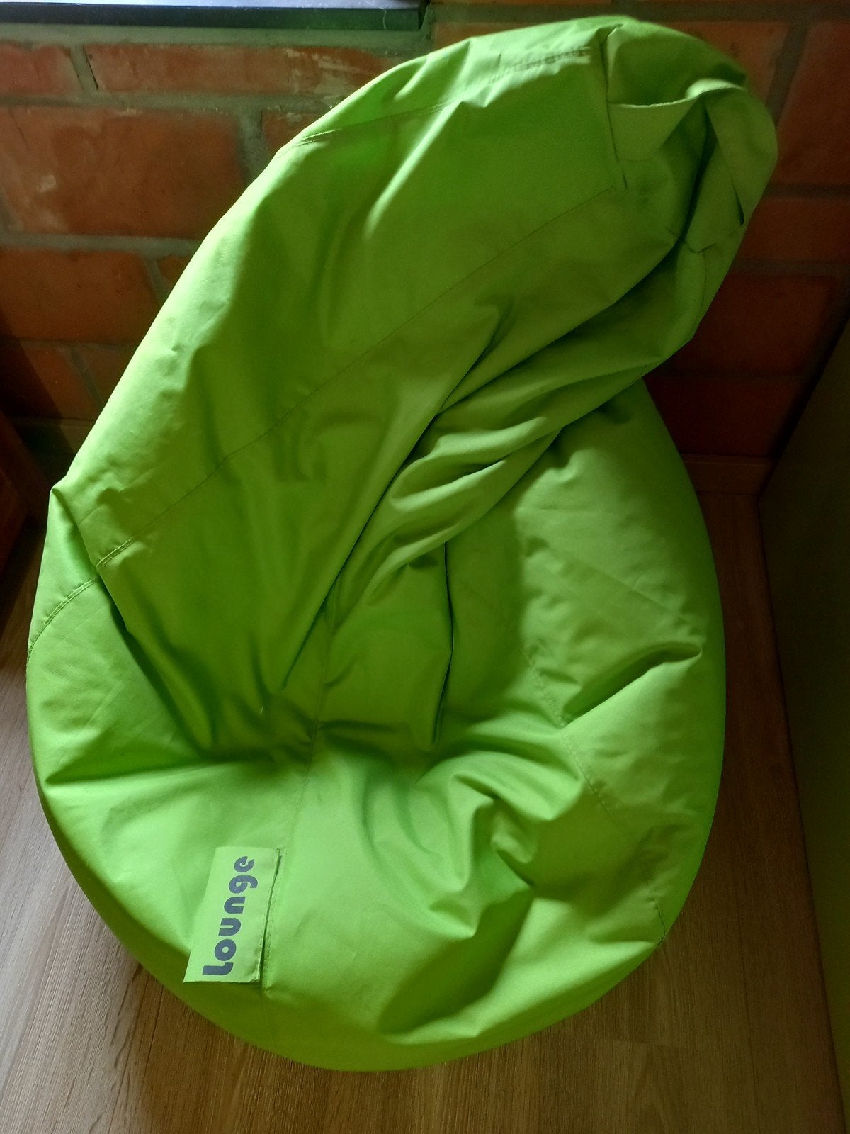 2 zitzakken van het merk ´Lounge´, Ophalen, Gebruikt, Groen, Zitzak