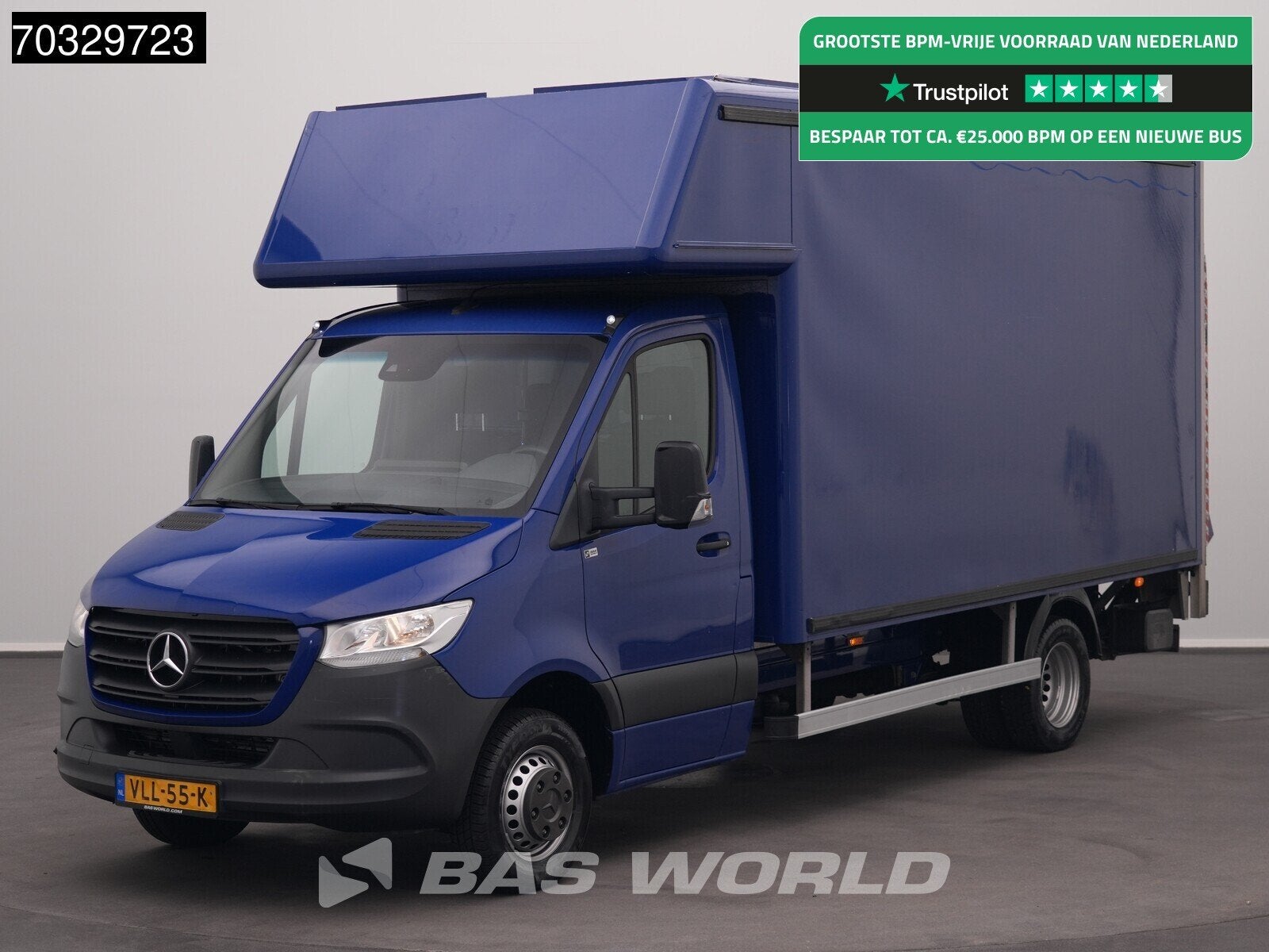 Mercedes Sprinter 516 CDI Laadklep Automaat Dubbellucht Zijd, Automaat, Gebruikt, Euro 6, 4 cilinders