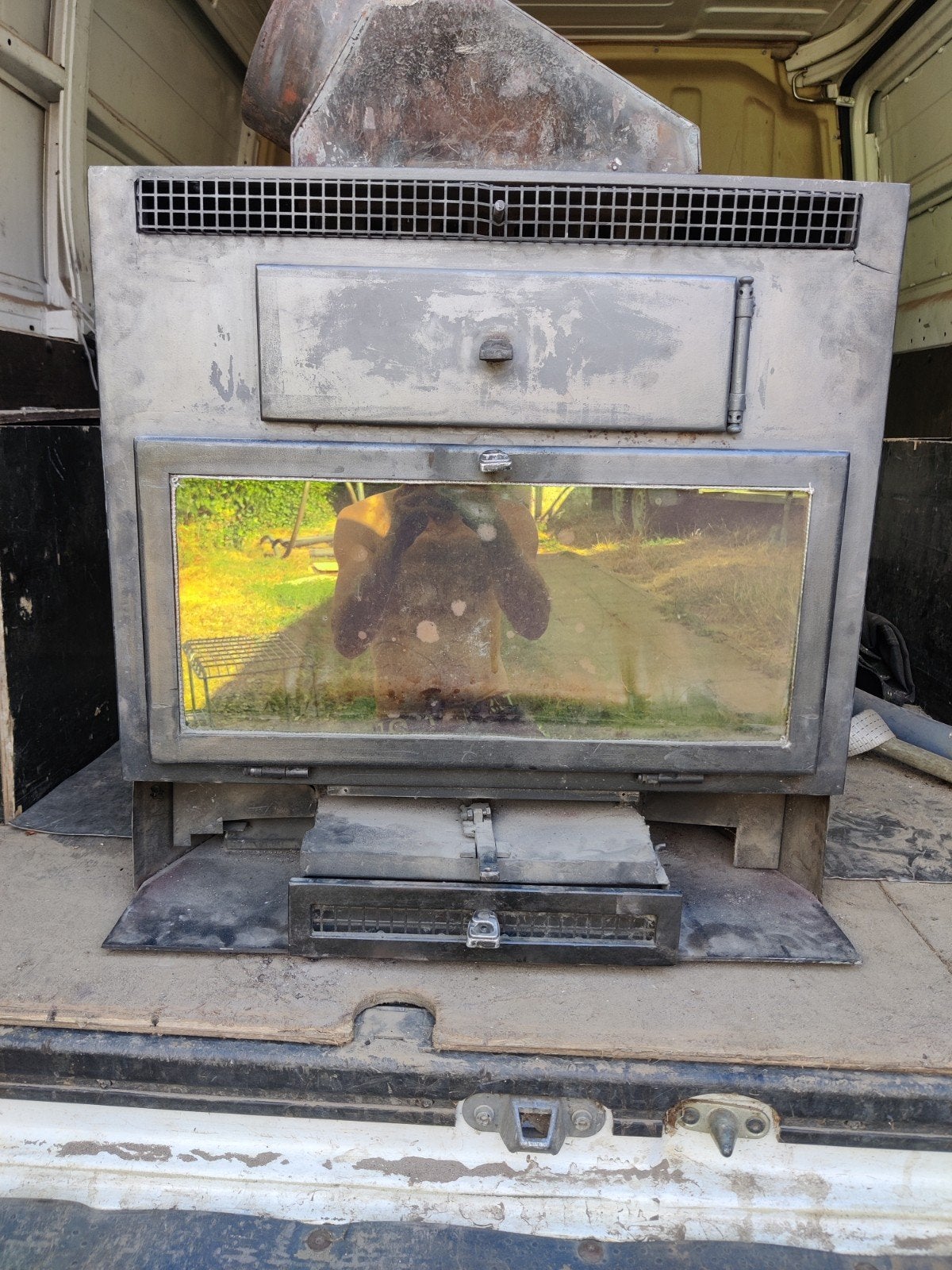 te koop inbouw stoof, Huis en Inrichting, Kachels, Ophalen, Inbouw, Houtkachel