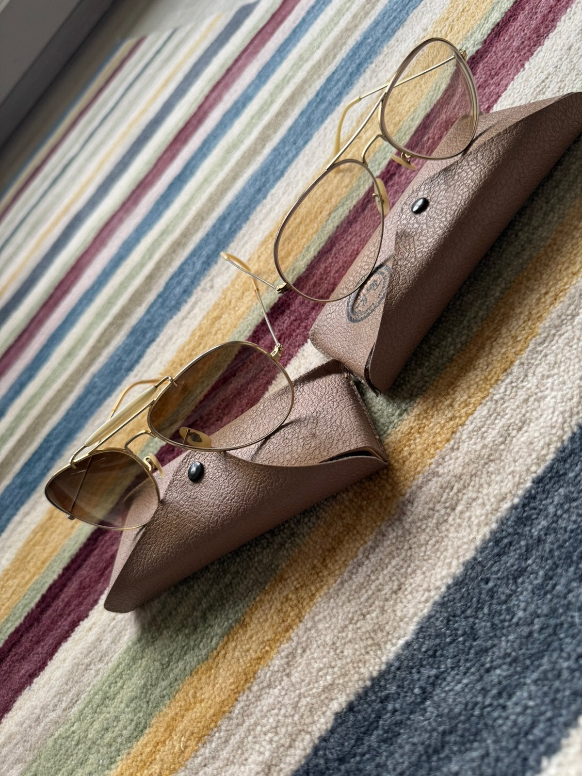 2 vintage Ray-Ban brillen, Handtassen en Accessoires, Ophalen, Gebruikt, Bril, Ray-Ban