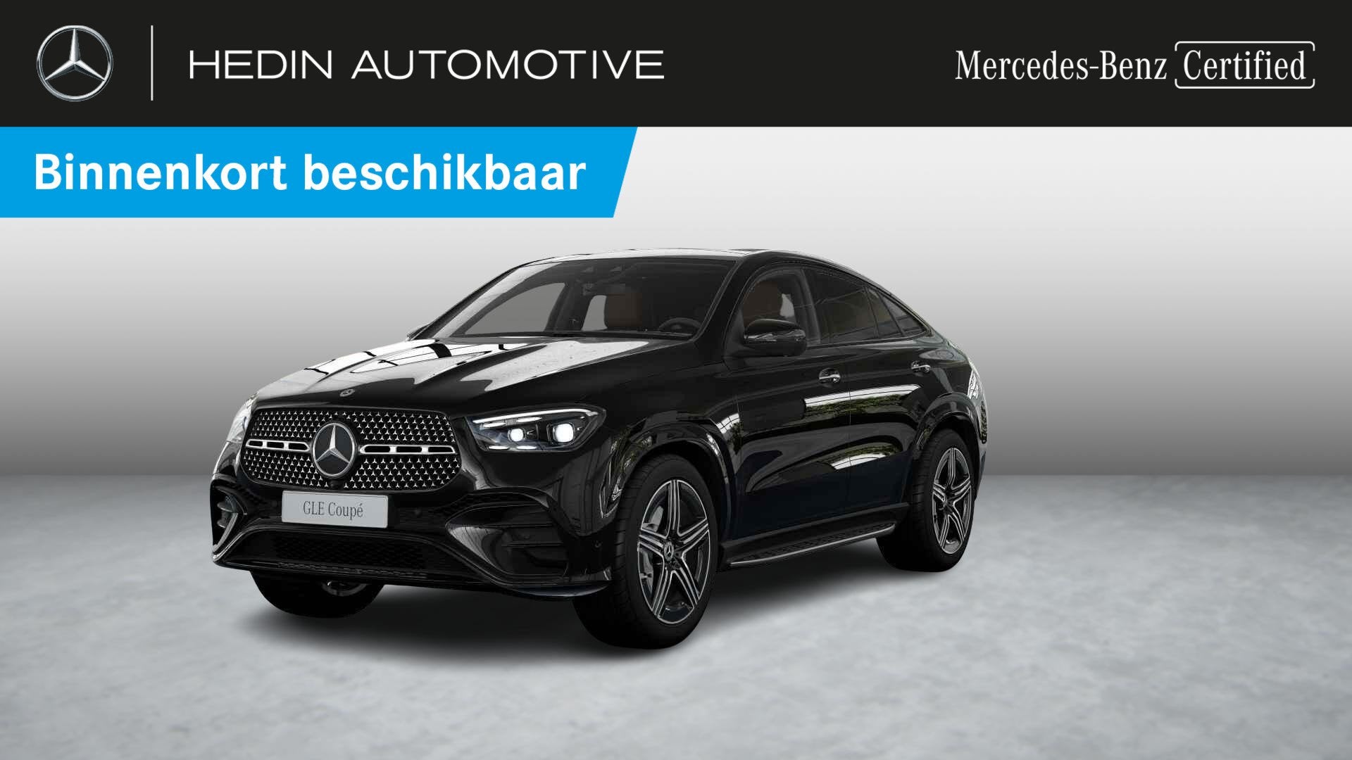 Mercedes-Benz GLE-klasse 350 de 4MATIC Coupé AMG Line | Pan, Auto's, Dealer onderhouden, Stof, Gebruikt, Zwart