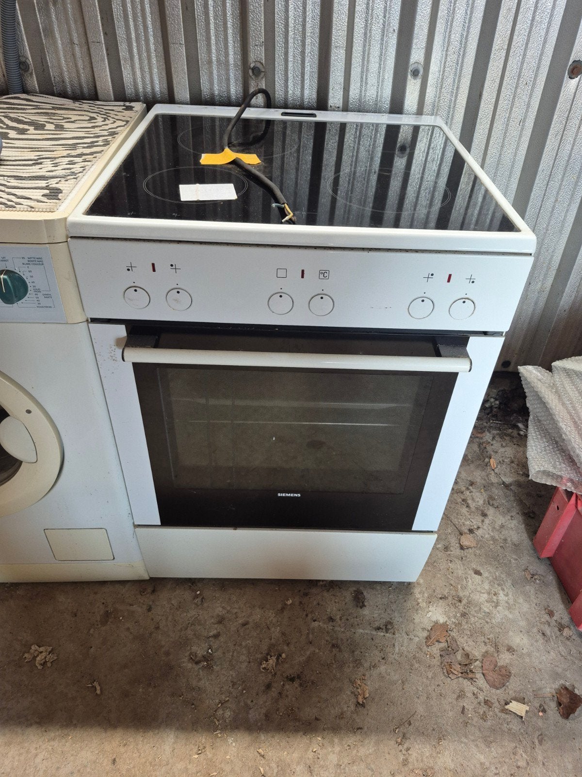Electrisch kook vuur met oven., Elektronische apparatuur, Ophalen