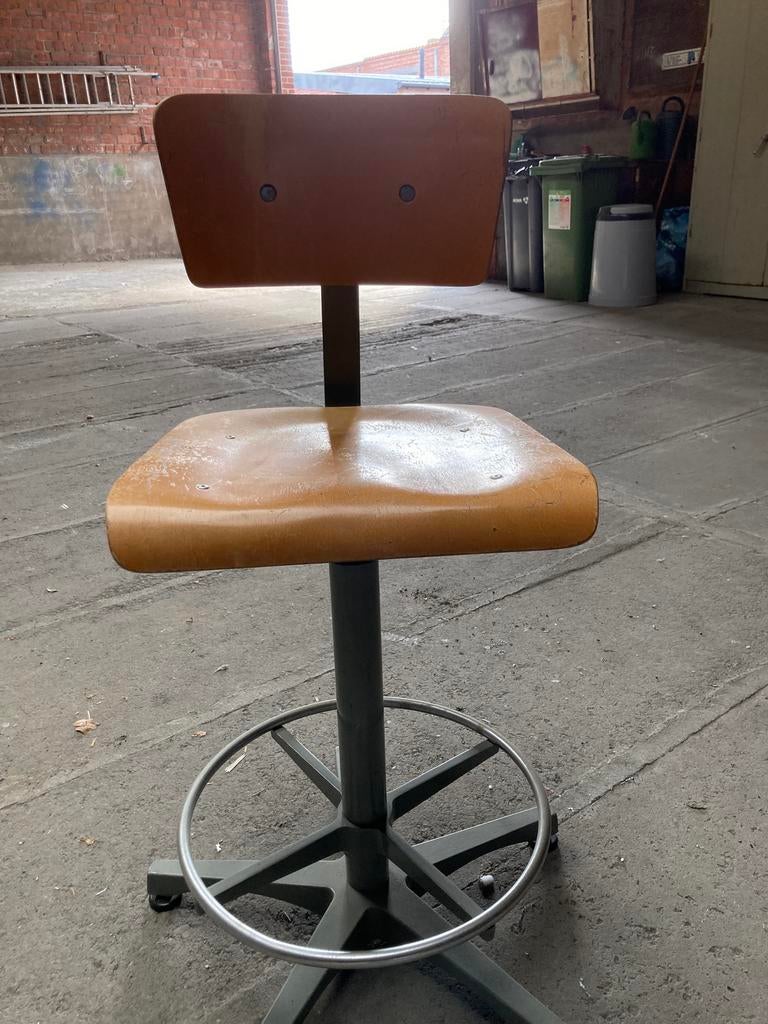 Tekentafel stoel, Huis en Inrichting, Ophalen, Gebruikt, In hoogte verstelbaar, 60 tot 90 cm