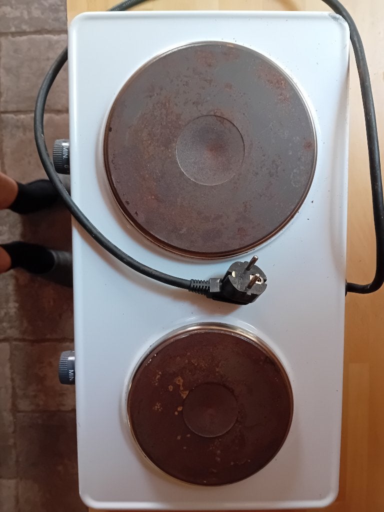kookplaatje, Ophalen, Gebruikt, 3 kookzones of minder, Vrijstaand