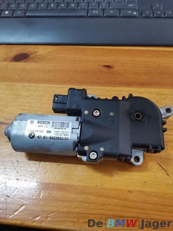 Schuifdak motor BMW E61 E64 E91 F12 X3 X5 67616922652, Auto-onderdelen, Gebruikt, Ophalen of Verzenden, BMW, BMW