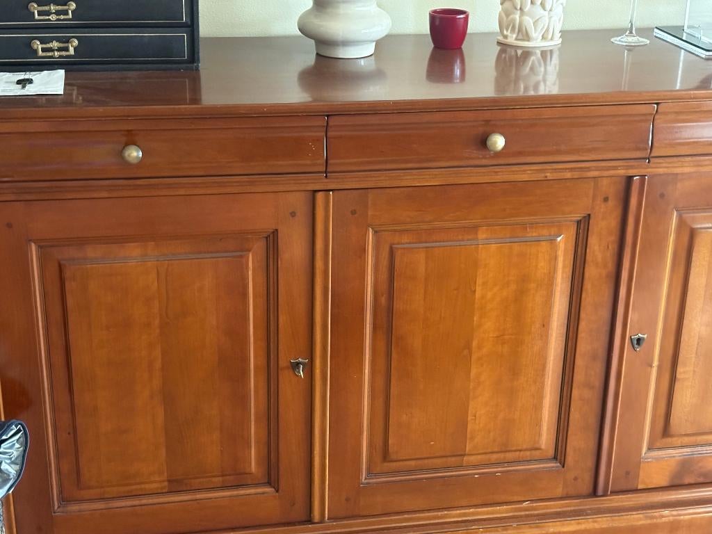 Dressoir kast uit massief kerselaar, in uitstekende staat, Huis en Inrichting, Ophalen, Gebruikt, Met deur(en), 150 tot 200 cm