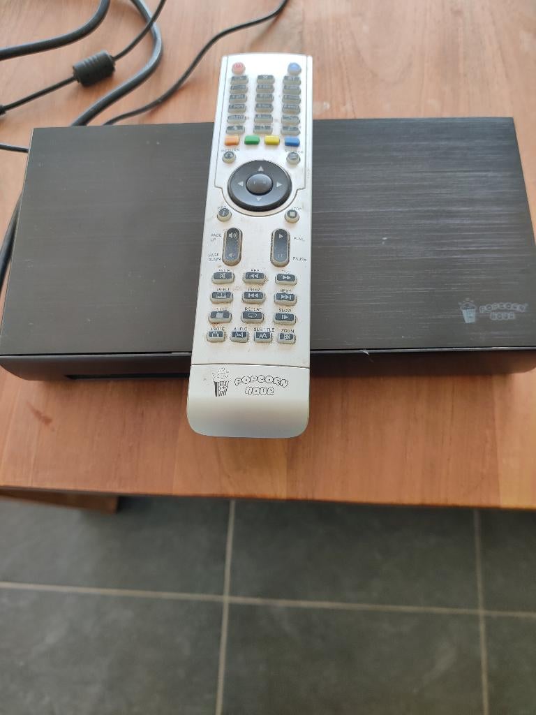 Popcorn hour mediaspeler HDD 1TB, TV, Hi-fi & Vidéo, Enlèvement, Utilisé, Audio optique, 500 à 1500 GB