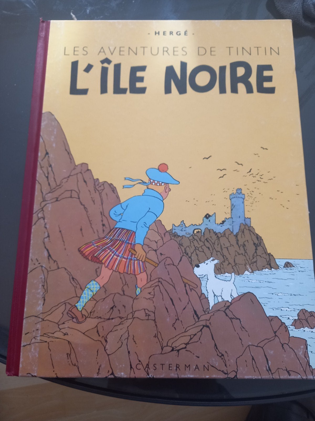 tintin l ile noir fac simile edition 1943, Enlèvement