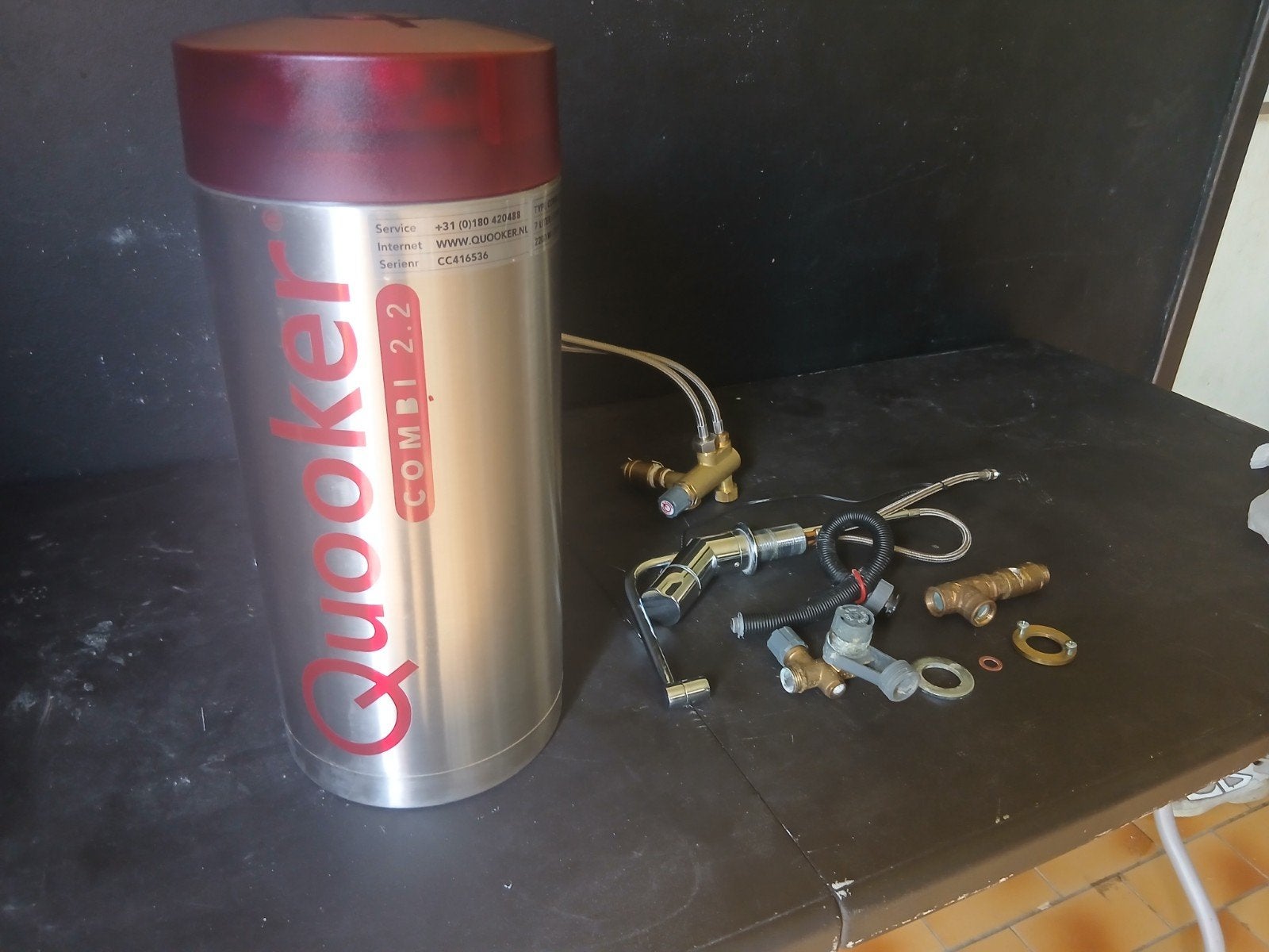 Quooker COMBI 2.2 complete set – zo goed als nieuw, Doe-het-zelf en Bouw, Chauffageketels en Boilers, Zo goed als nieuw, Ophalen