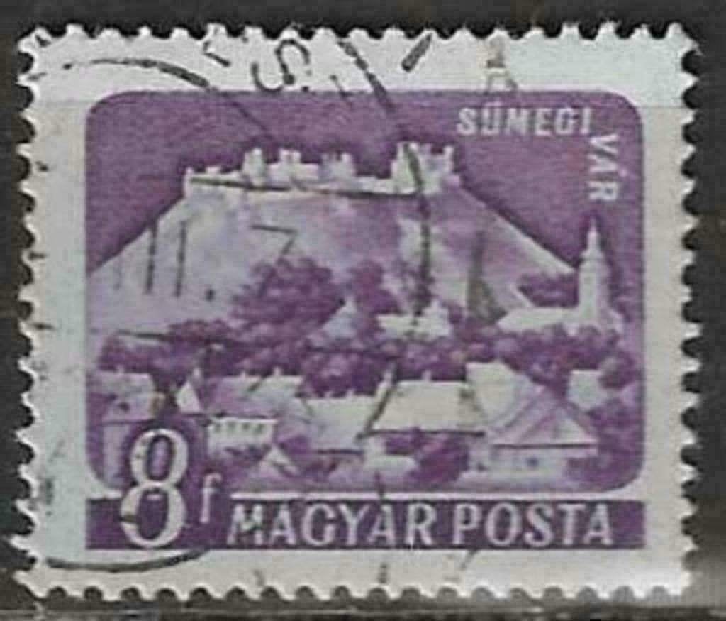 Hongrie 1960 - Yvert 1395 - Châteaux (ST), Timbres & Monnaies, Timbres | Europe | Hongrie, Envoi, Affranchi