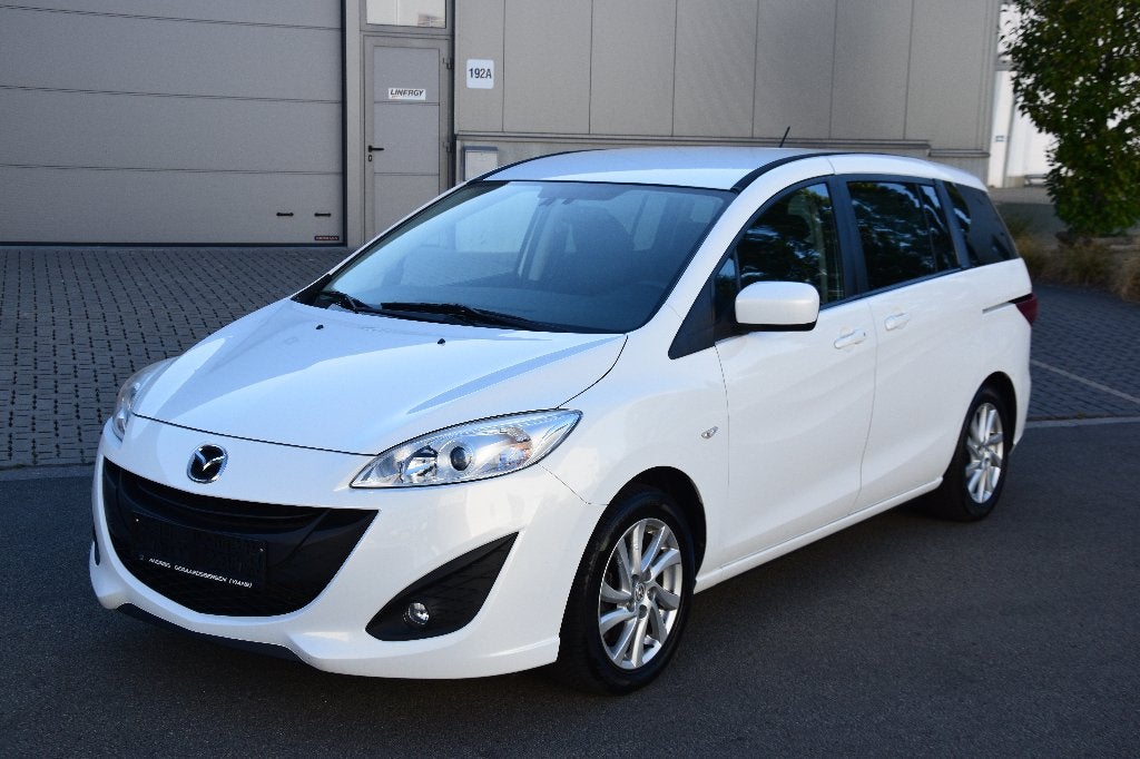 Mazda 5 1.8i Active 7pl, https://public.car-pass.be/vhr/8550c335-7a36-49ae-8439-cc005aad8905, Zwart, Bedrijf, Handgeschakeld