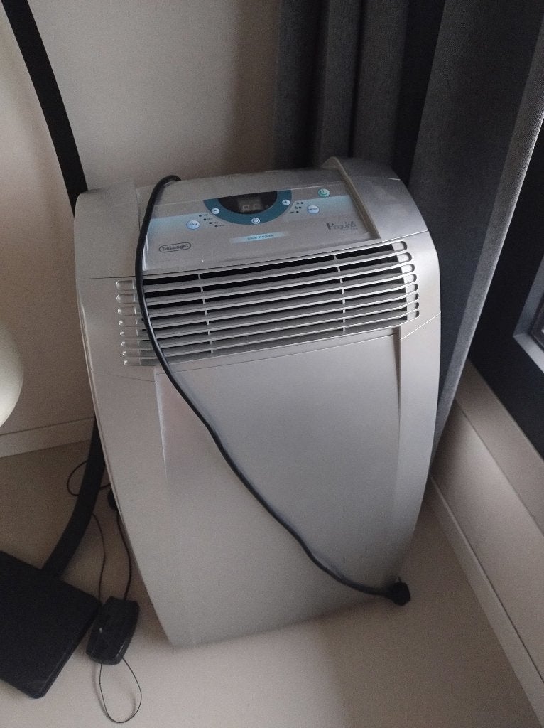 Mobiele Airco DeLonghi PAC C110, Ophalen, Gebruikt, Timer, Koelen en Ontvochtigen