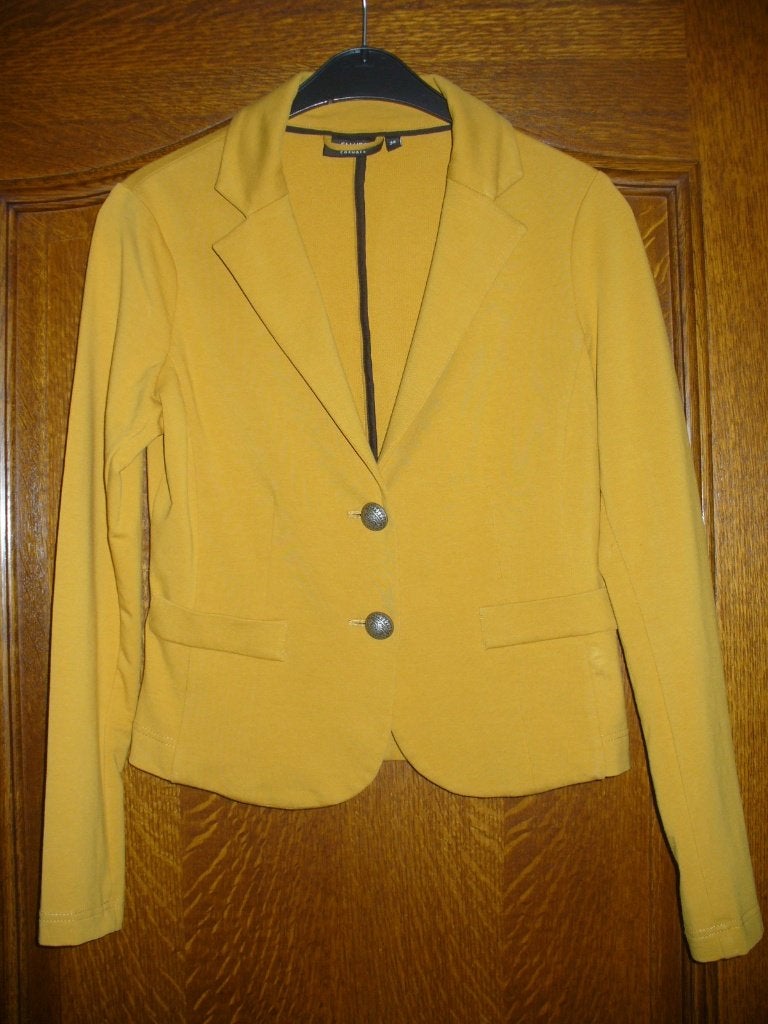 Oker blazer Elvira Casuals maat 36, Kleding | Dames, Overige kleuren, Elvira Casuals, Ophalen of Verzenden, Zo goed als nieuw