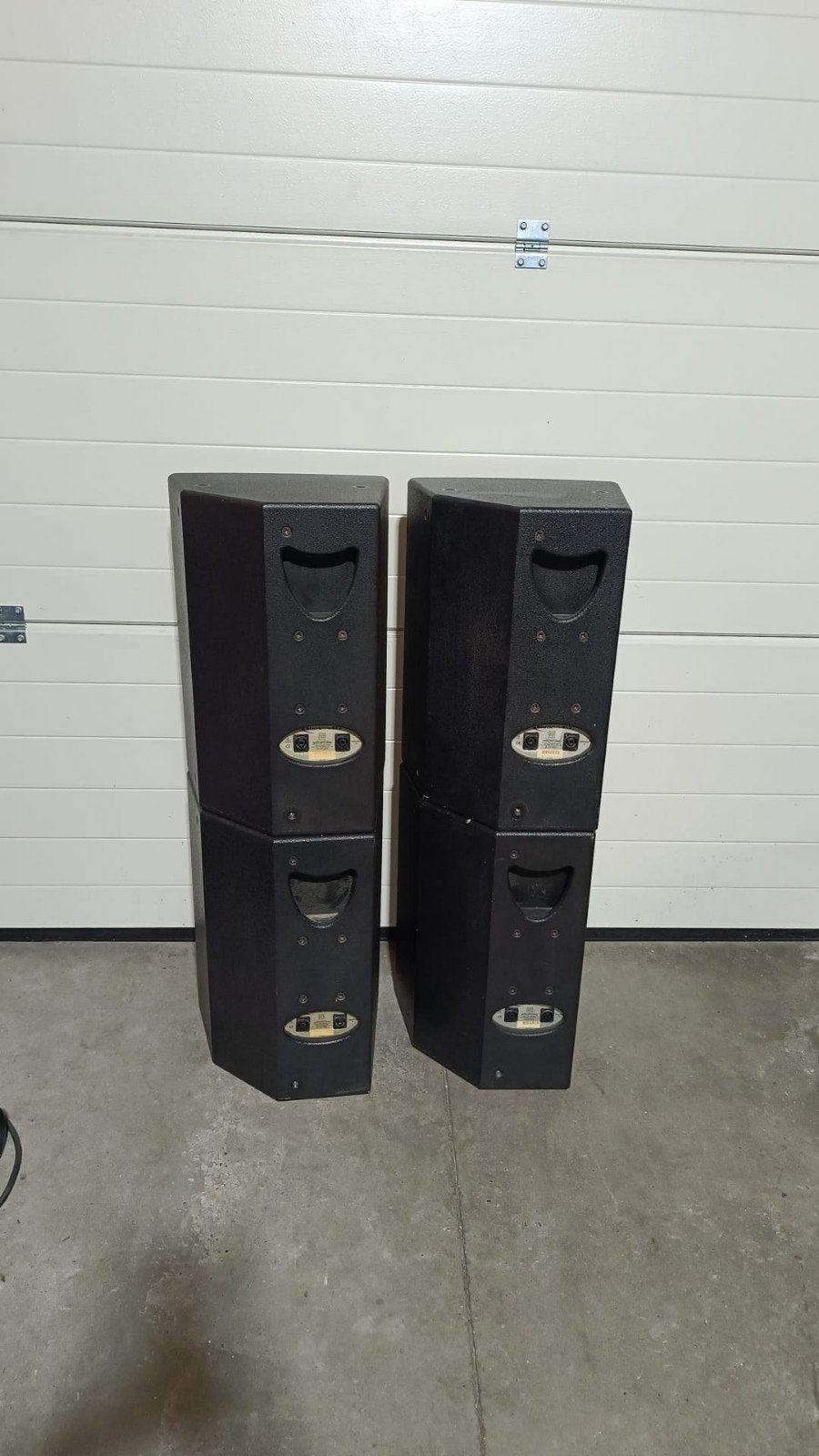 4 haut-parleurs Martin Audio F12 en parfait état, TV, Hi-fi & Vidéo, Enlèvement ou Envoi, Comme neuf, Kit d'enceintes, Autres marques