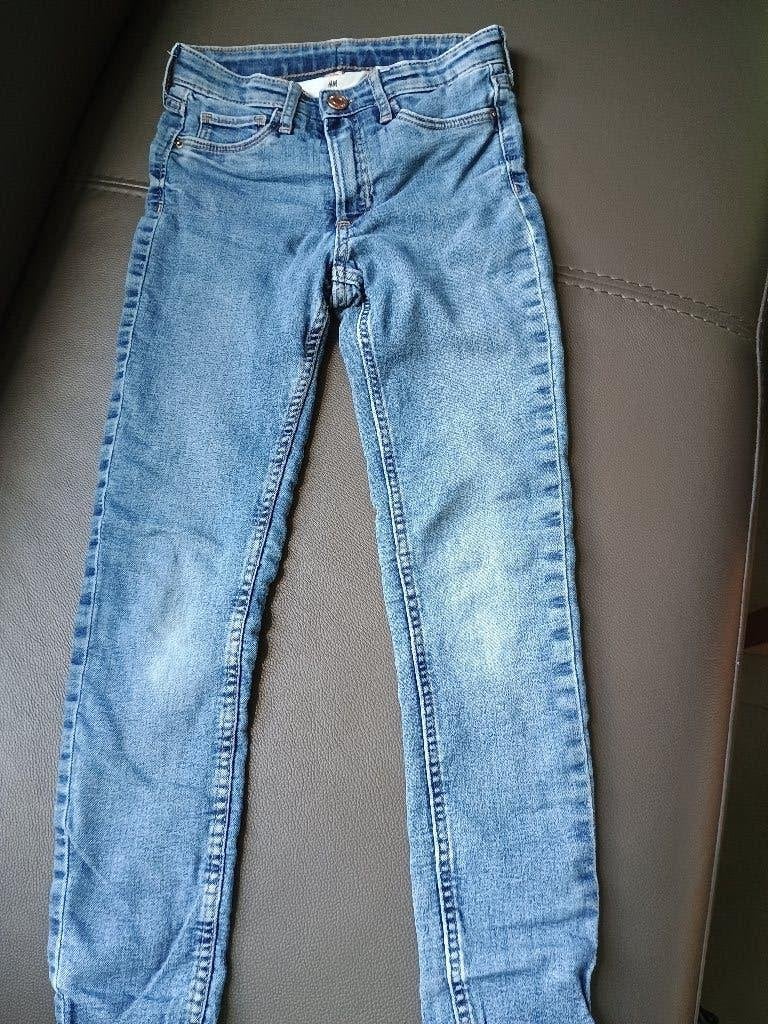 gevoerde warme  jeans maat 128, Enfants & Bébés, Pantalon, Garçon ou Fille, Enlèvement ou Envoi, H&M