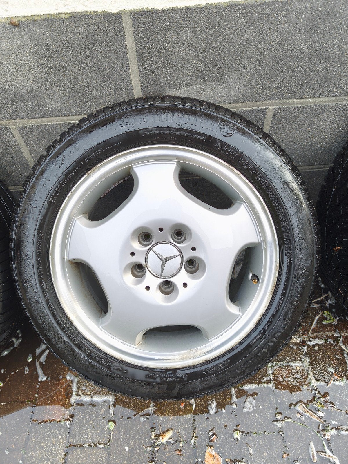 Jantes Mercedes avec pneus d'hiver, Enlèvement, Pneus hiver, Jante(s)