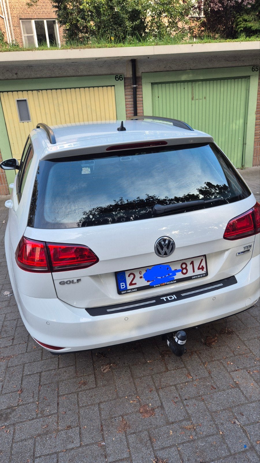 VW GOLF VII VARIANT 1.6 DIESEL, Voorwielaandrijving, 4 cilinders, 1395 kg, Wit