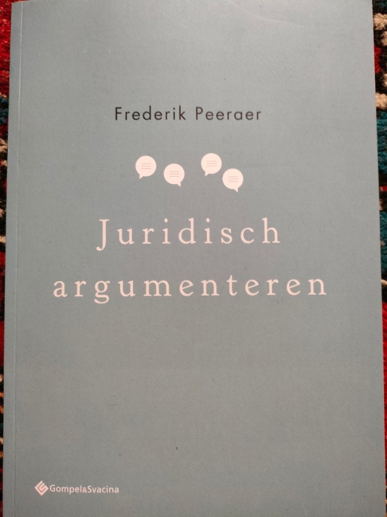 Juridisch argumenteren, Ophalen of Verzenden, Nieuw, Hoger Onderwijs, Frederik Peeraer