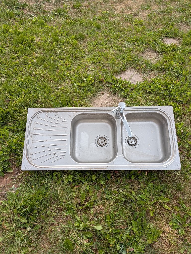 Wasbak, Bricolage & Construction, Sanitaire, Enlèvement, Utilisé, Lavabo
