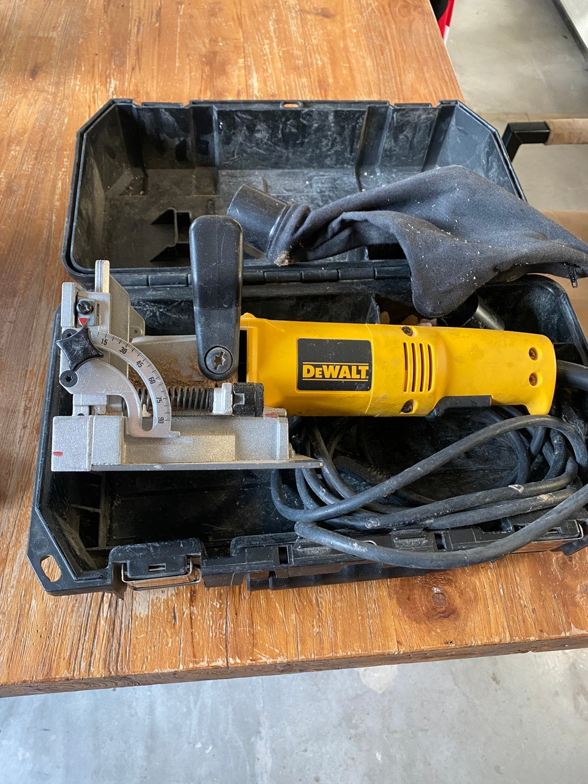 DeWalt lamellenfrees, Ophalen of Verzenden, Gebruikt