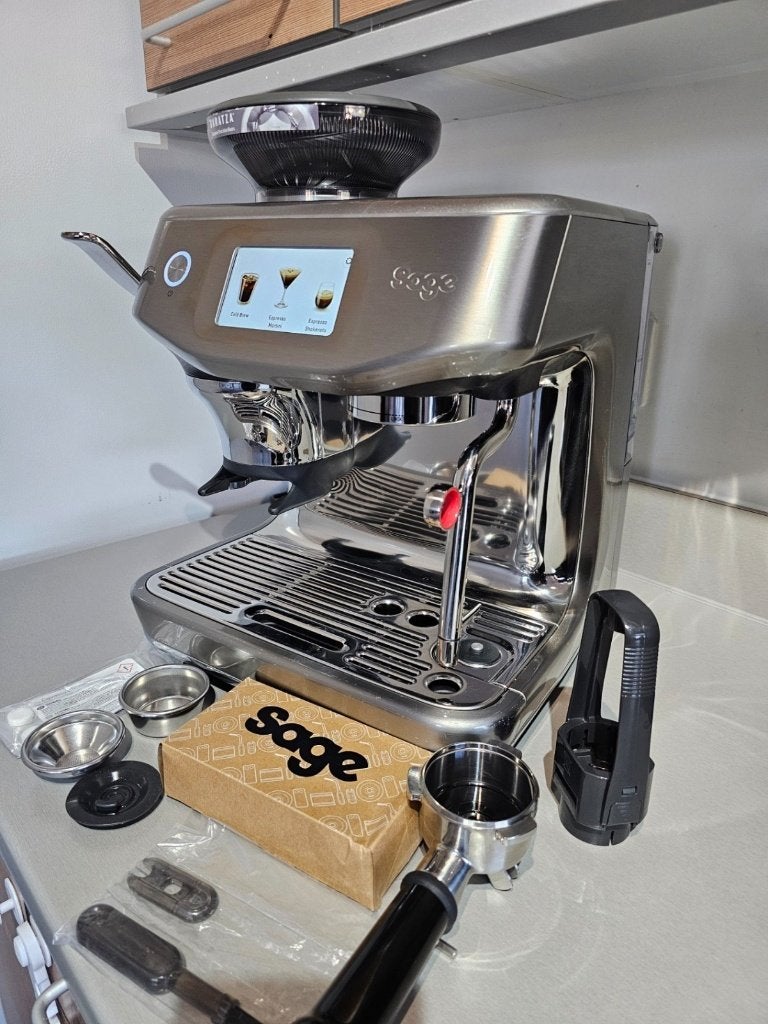 Cafetière Sage The Barista Touch Impress SES881BSS, Enlèvement ou Envoi, Comme neuf