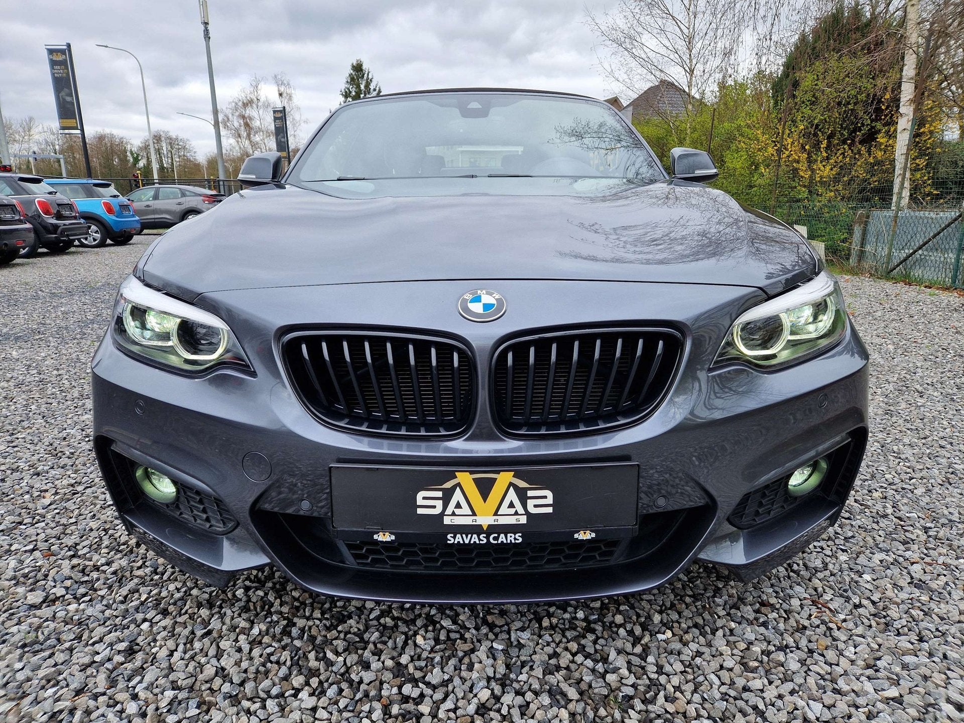 BMW 218 dA AdBlue (EU6d-TEMP) M SPORT/RFT/LED, Autos, Argent ou Gris, Euro 6, Entreprise, Cabriolet