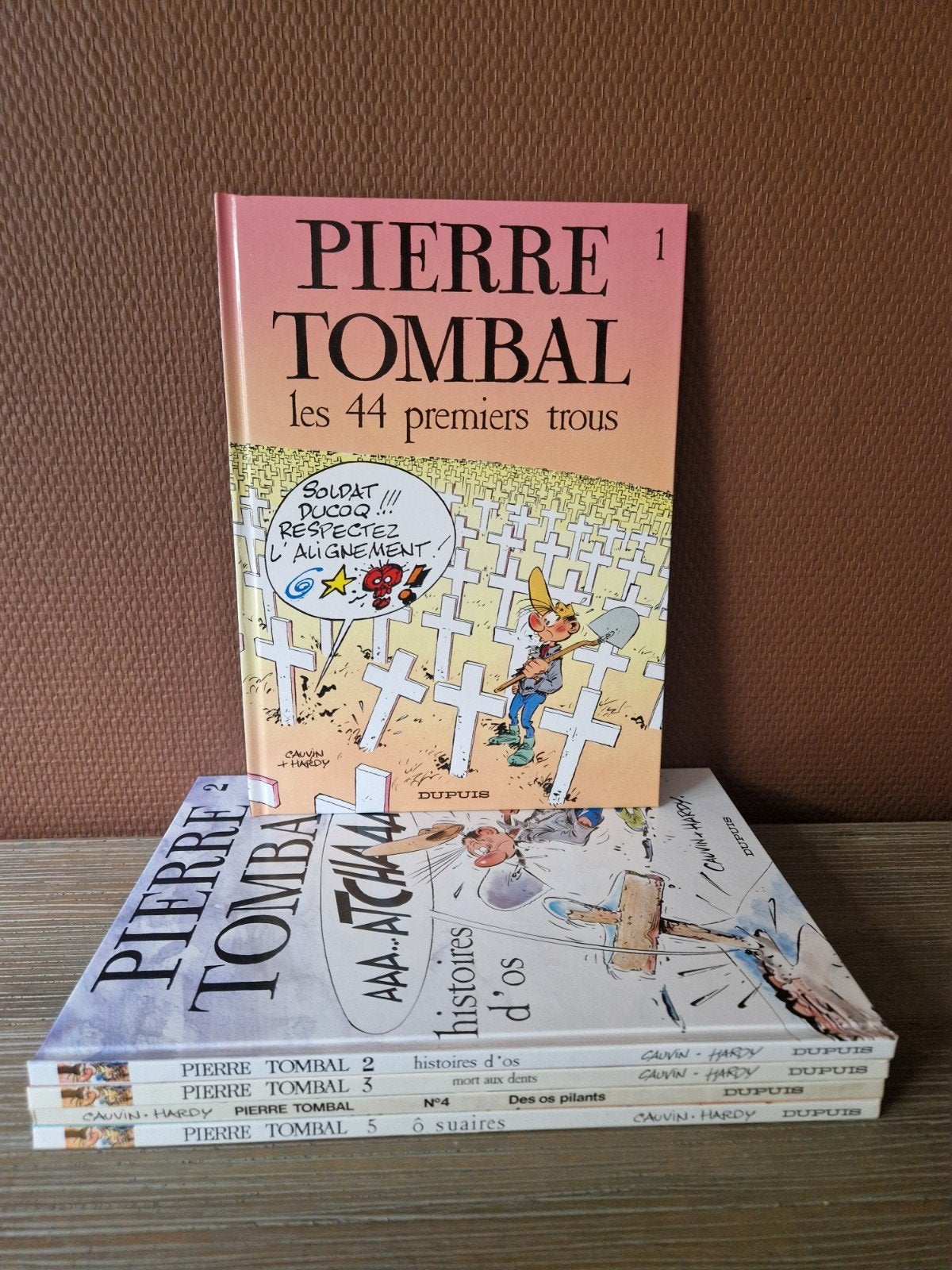 Lot de 5 bd pierre tombal 1 à 5, Livres, Enlèvement ou Envoi