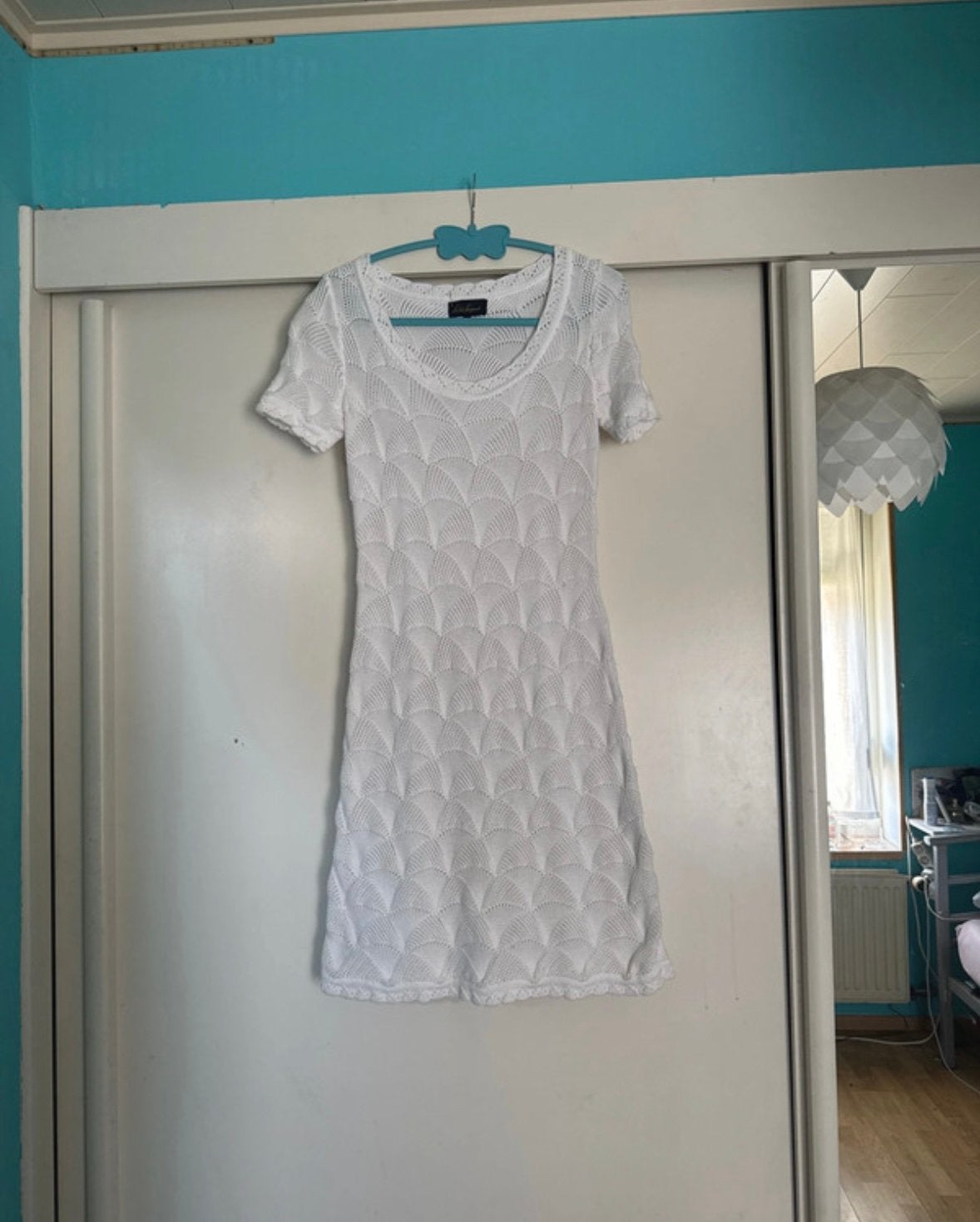 witte jurk van Luisa Spagnoli S, Kleding | Dames, Ophalen, Wit, Zo goed als nieuw, Knielengte
