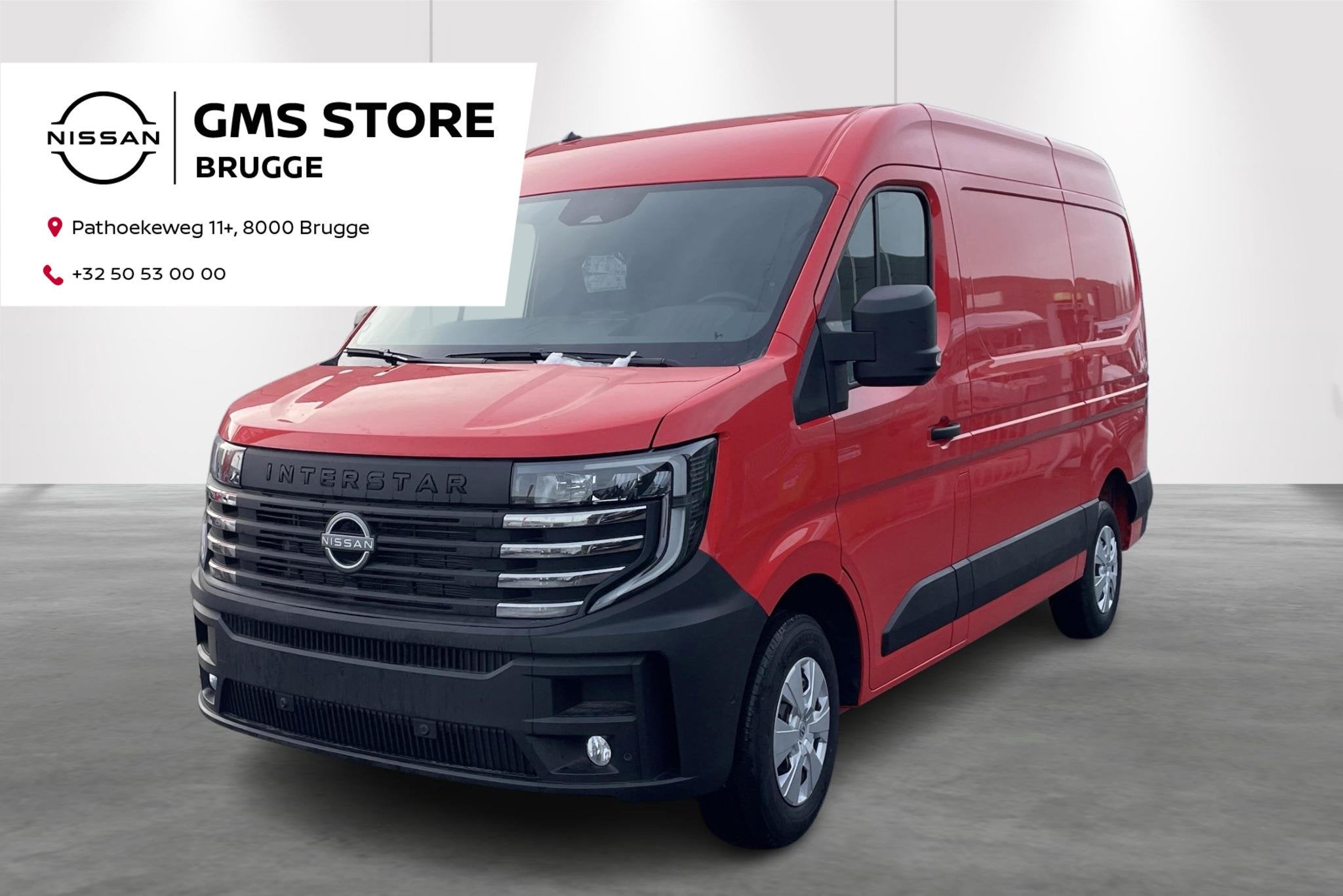 Nissan Interstar L2H2 3.5T 2,0 dCi 130 N-Connecta, Auto's, Bestelwagens en Lichte vracht, Voorwielaandrijving, 4 deurs, Stof, 2500 kg