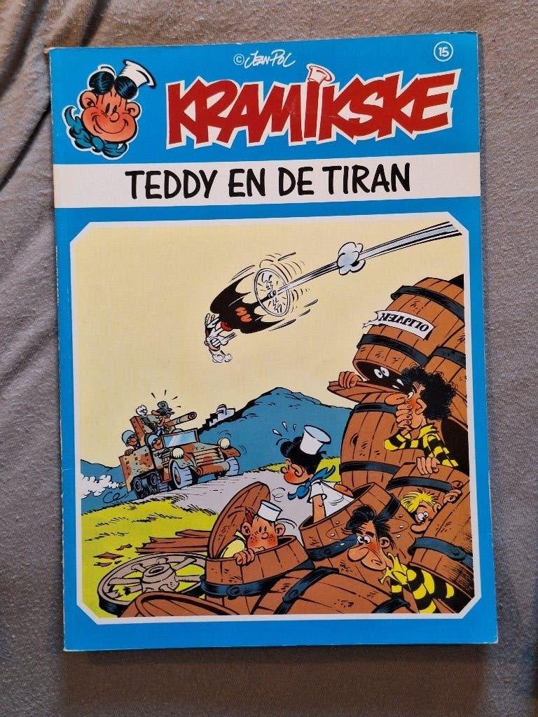 Kramikske 15: Teddy en de tiran, Eén stripboek, Ophalen of Verzenden, Gelezen