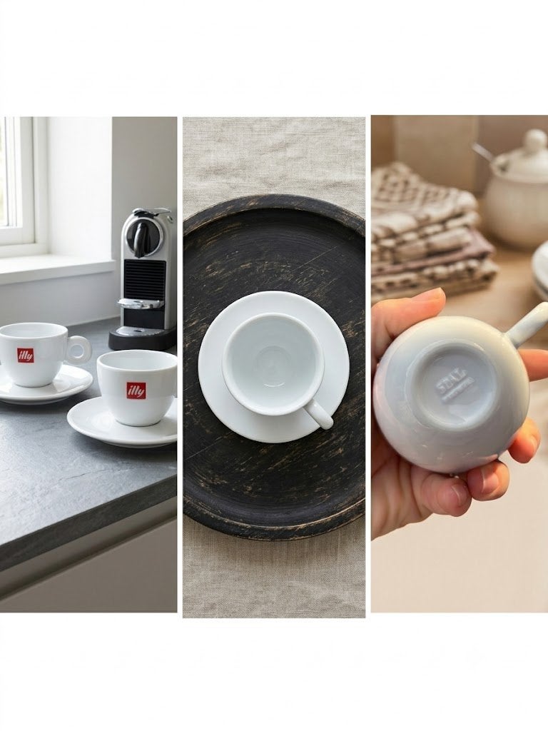4 delig Illy setje, Nieuw, Ophalen of Verzenden, Illy, Kop(pen) en/of Schotel(s)