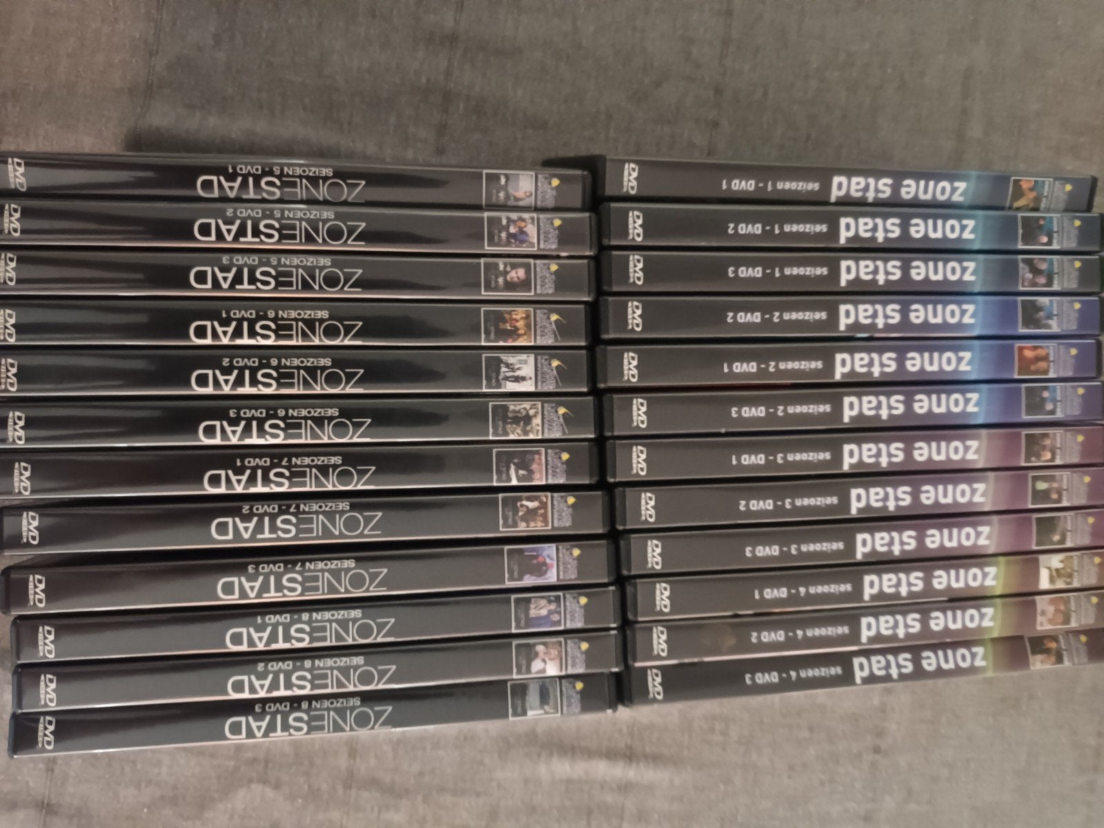 dvd complete reeks Zone Stad seizoen 1-8, Cd's en Dvd's, Ophalen of Verzenden, Seizoen 1