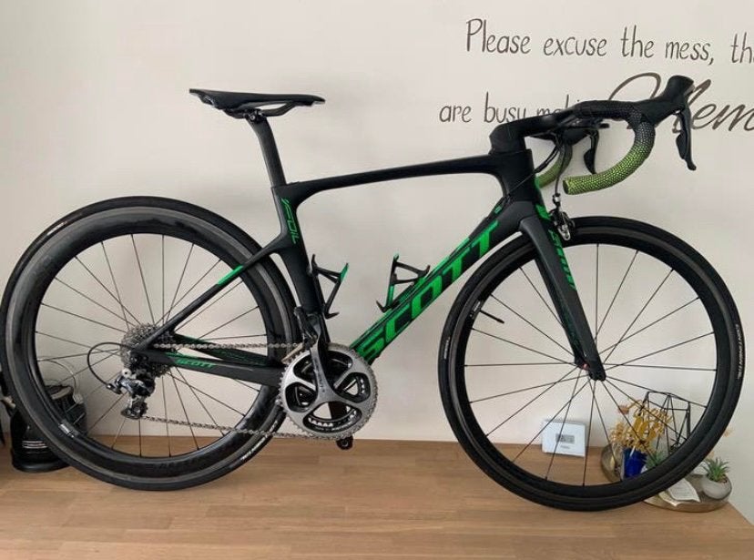 Scott foil team issue Maat S/52, Ophalen, Zo goed als nieuw, Carbon