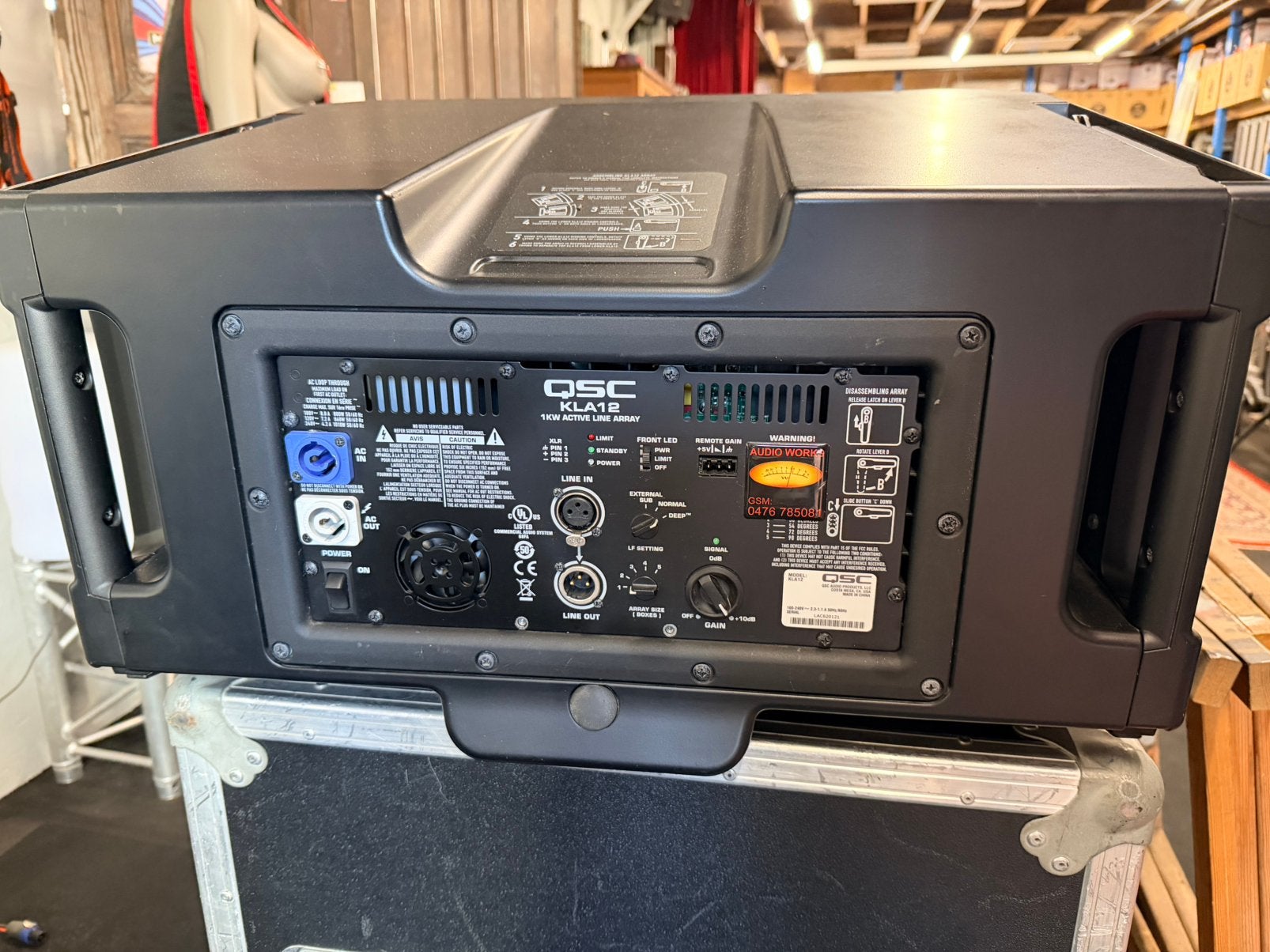 QSC KLA12, TV, Hi-fi & Vidéo, Autres marques, Comme neuf, Enlèvement, Autres types