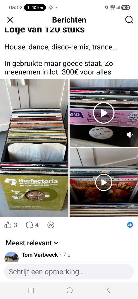 Vinyl platen, Ophalen, LP, Gebruikt, Dance en House