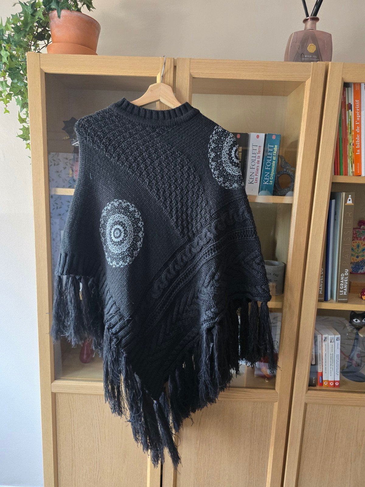 Desigual  Poncho, Kleding | Dames, Truien en Vesten, Desigual, Ophalen of Verzenden, Gedragen, Zwart