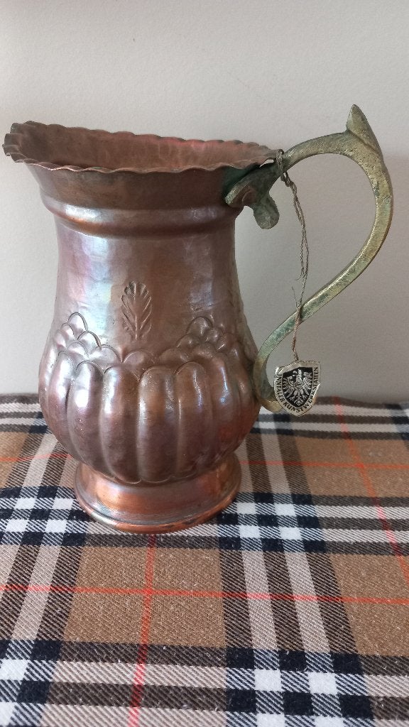 Antieke koperen kan/karaf ZAWI, Antiquités & Art, Enlèvement