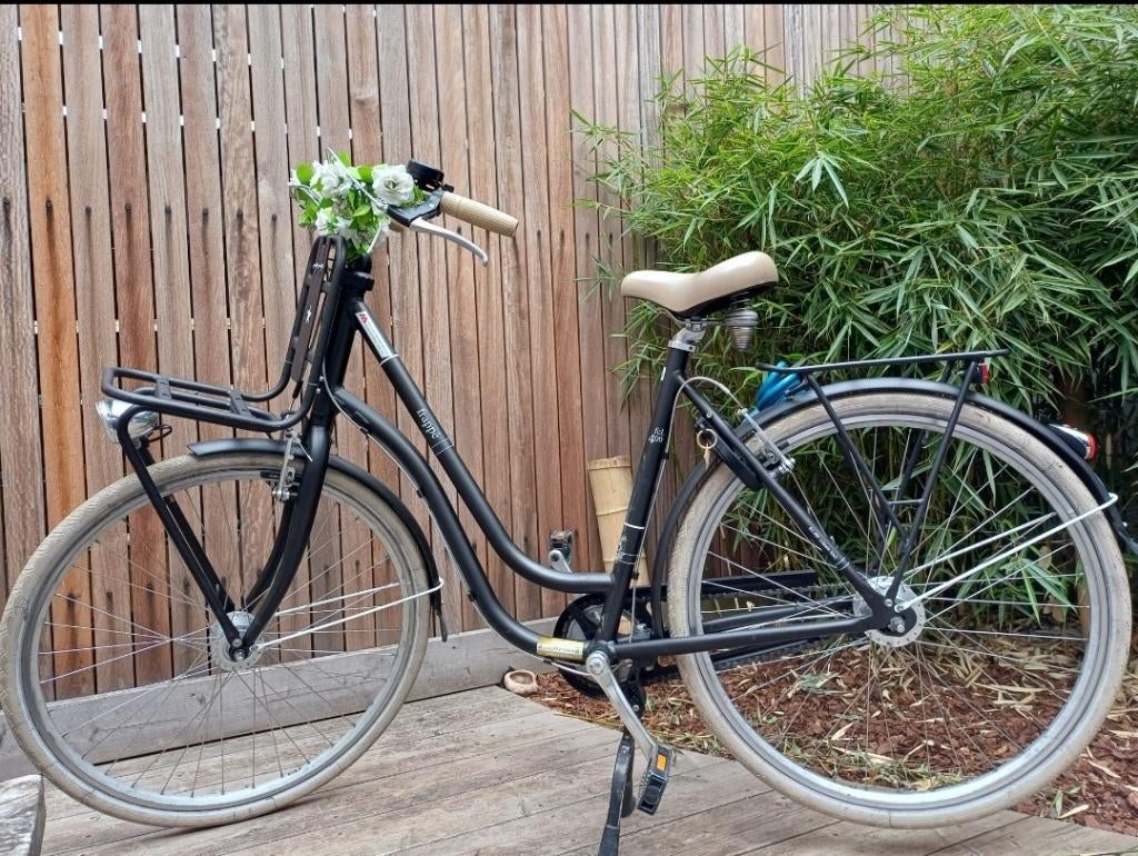 Damesfiets Frappé zwart, Fietsen en Brommers, 53 tot 56 cm, Versnellingen, Zo goed als nieuw, Ophalen